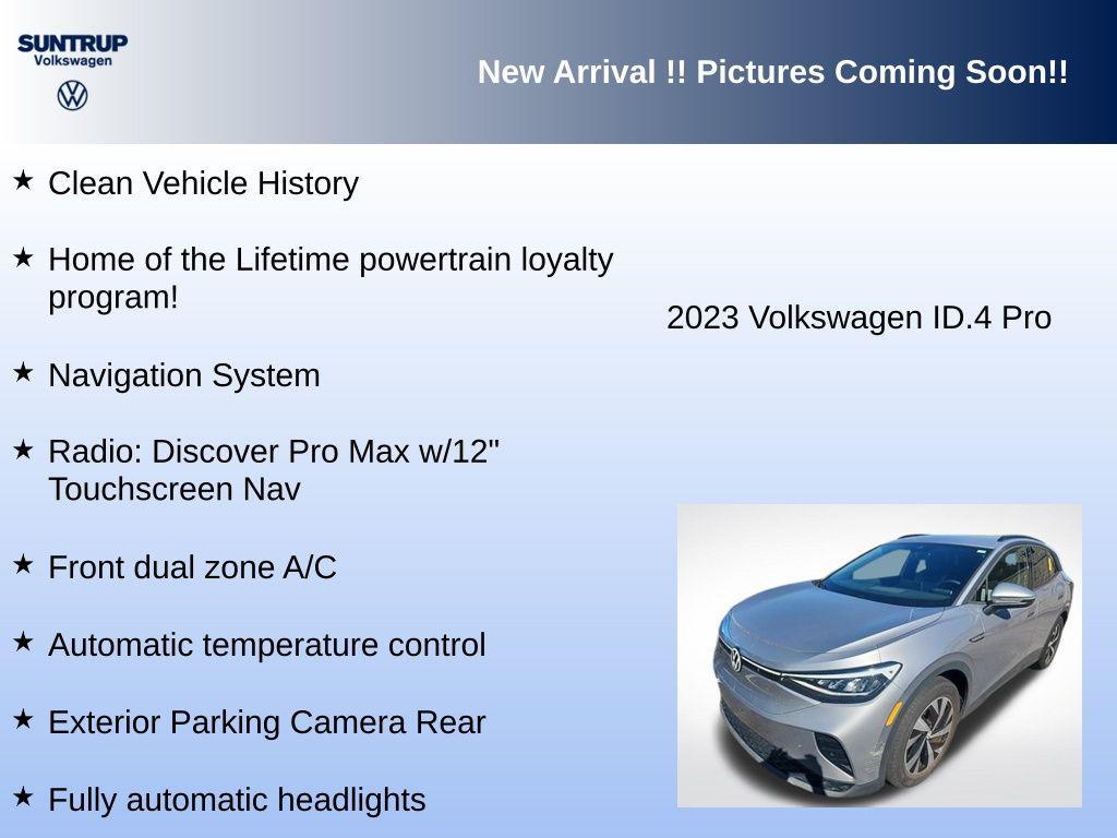 used 2023 Volkswagen ID.4 car, priced at $20,585