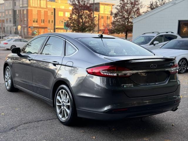 used 2017 Ford Fusion Energi car, priced at $15,700