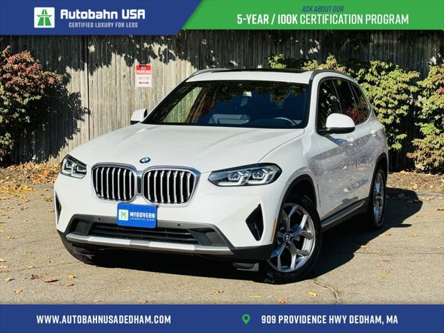 used 2022 BMW X3 car, priced at $33,800