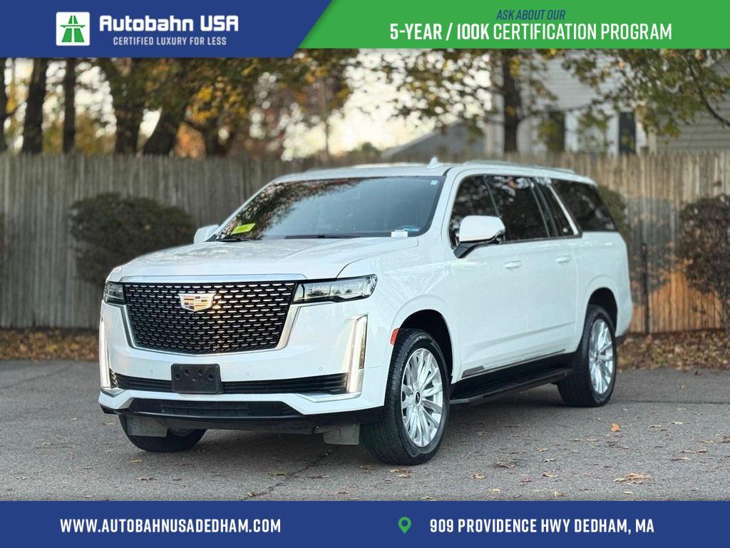 used 2021 Cadillac Escalade ESV car, priced at $55,400