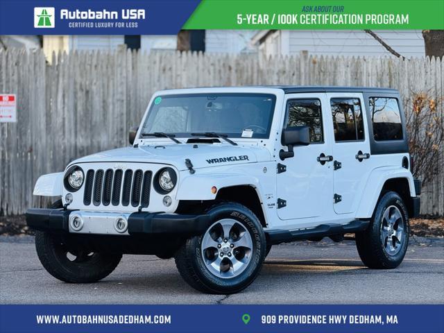 used 2017 Jeep Wrangler Unlimited car, priced at $23,500