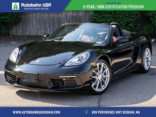 used 2018 Porsche 718 Boxster car, priced at $41,900