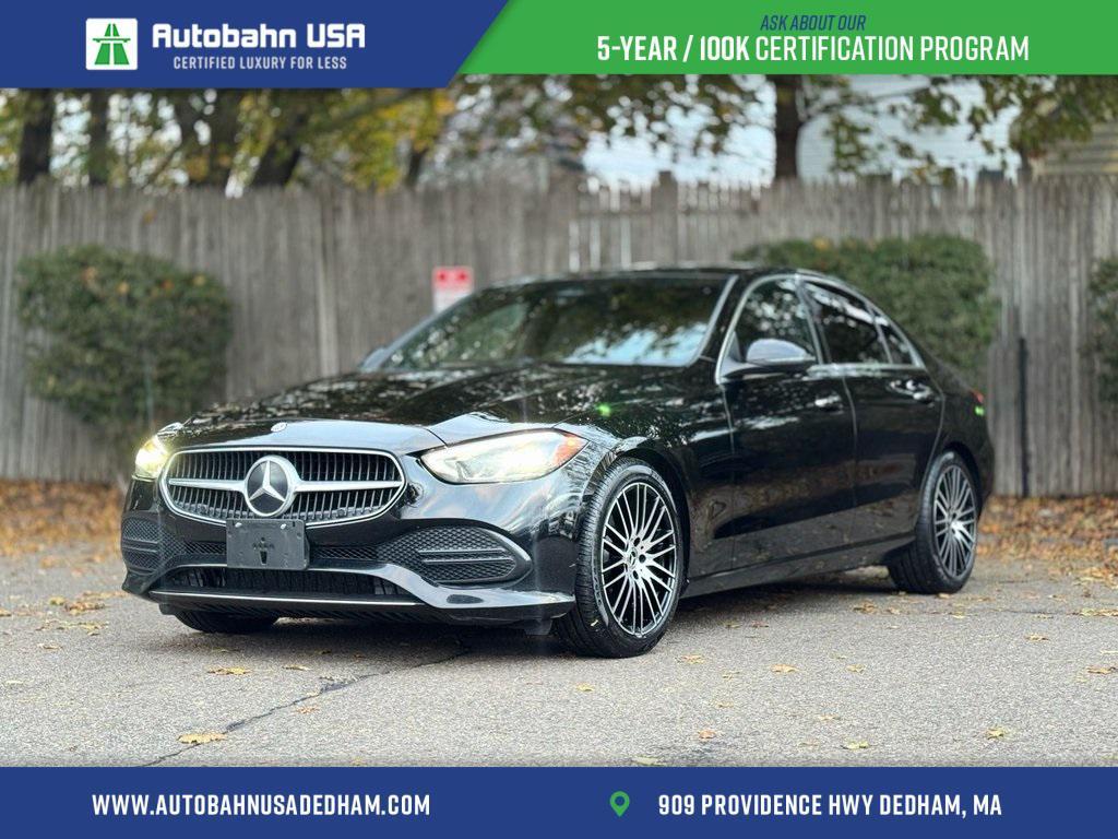used 2022 Mercedes-Benz C-Class car, priced at $29,400