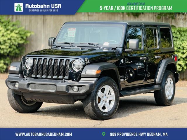 used 2021 Jeep Wrangler Unlimited car, priced at $28,600