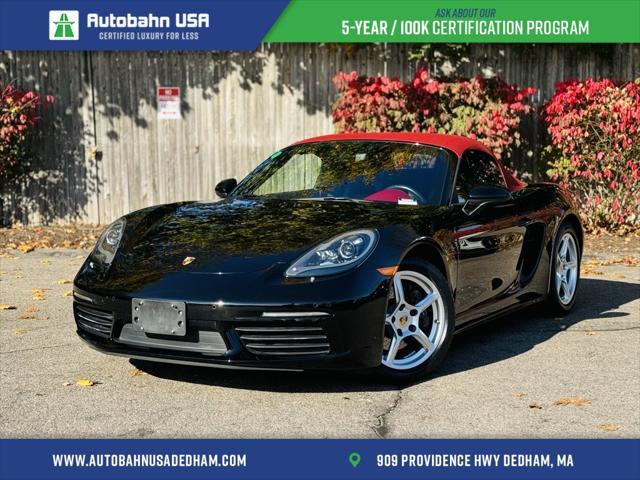 used 2017 Porsche 718 Boxster car, priced at $46,600