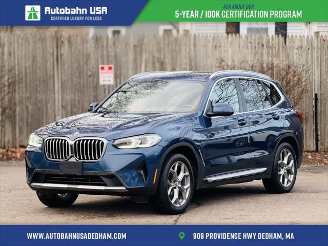 used 2022 BMW X3 car, priced at $34,900