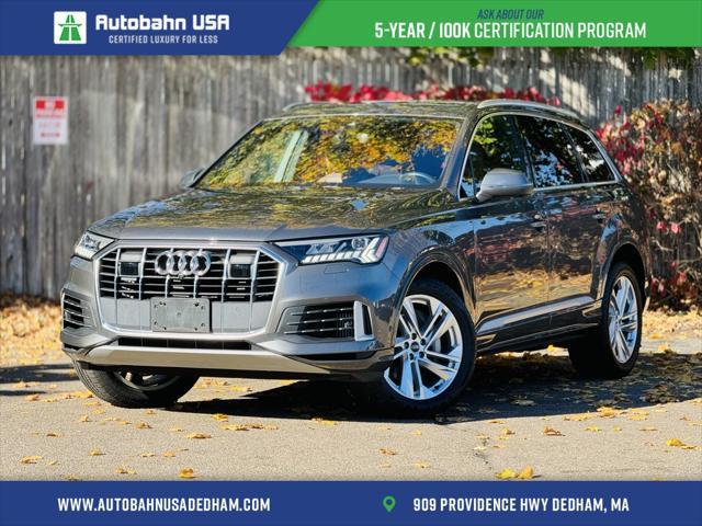 used 2021 Audi Q7 car, priced at $34,500