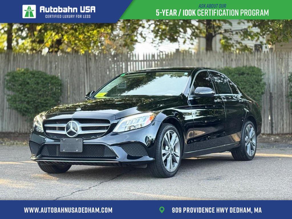 used 2021 Mercedes-Benz C-Class car, priced at $27,900