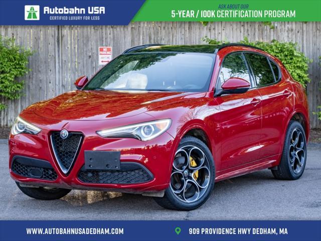 used 2021 Alfa Romeo Stelvio car, priced at $28,800