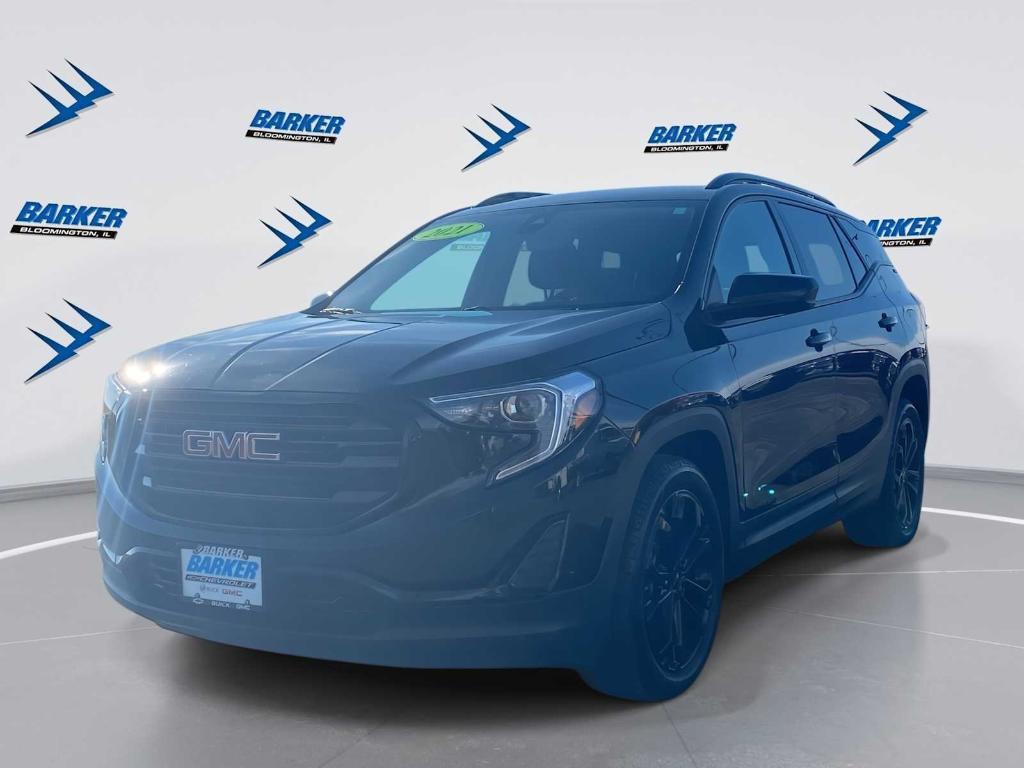 used 2021 GMC Terrain car, priced at $16,590
