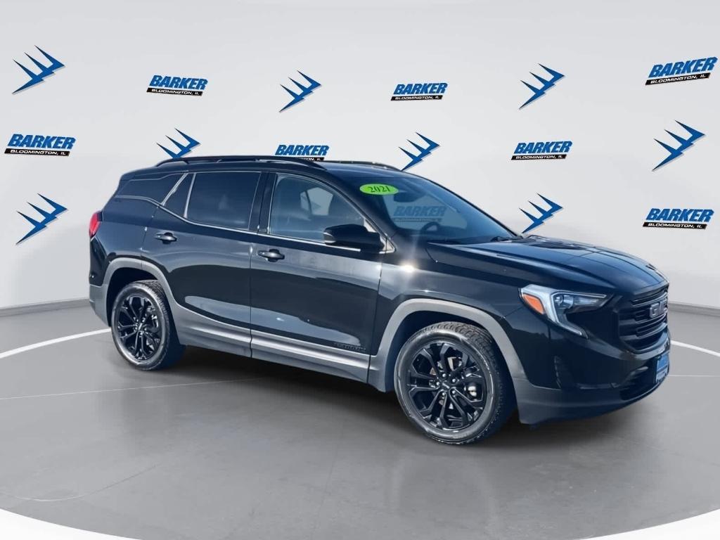 used 2021 GMC Terrain car, priced at $16,590