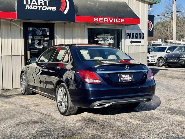 used 2018 Mercedes-Benz C-Class car, priced at $19,999