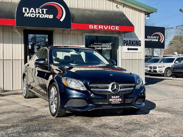 used 2018 Mercedes-Benz C-Class car, priced at $19,999