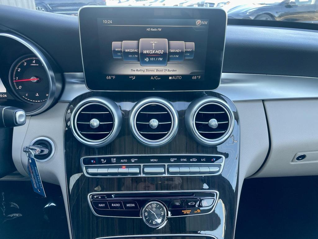 used 2018 Mercedes-Benz C-Class car, priced at $18,999