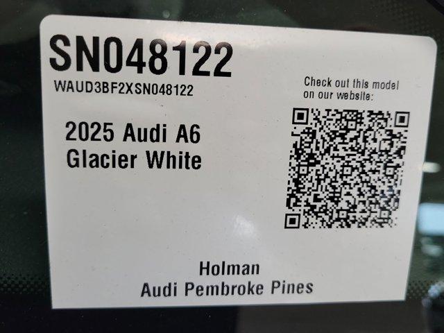 new 2025 Audi A6 car, priced at $63,135