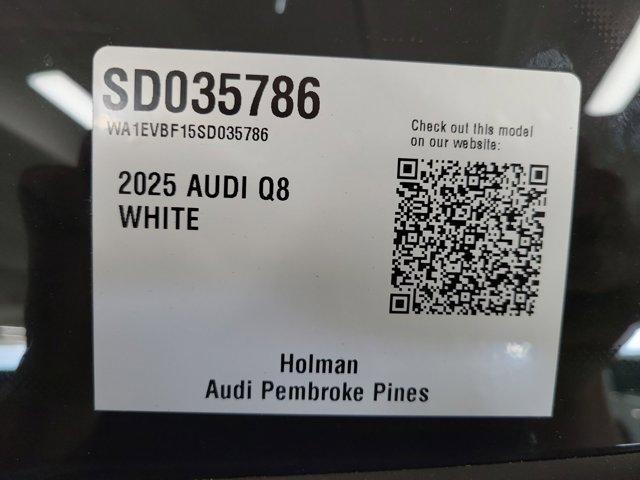 new 2025 Audi Q8 car, priced at $85,965