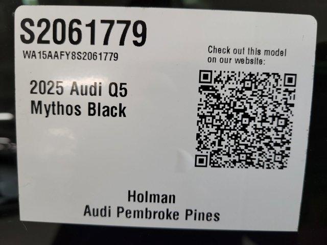 new 2025 Audi Q5 Sportback car, priced at $63,850