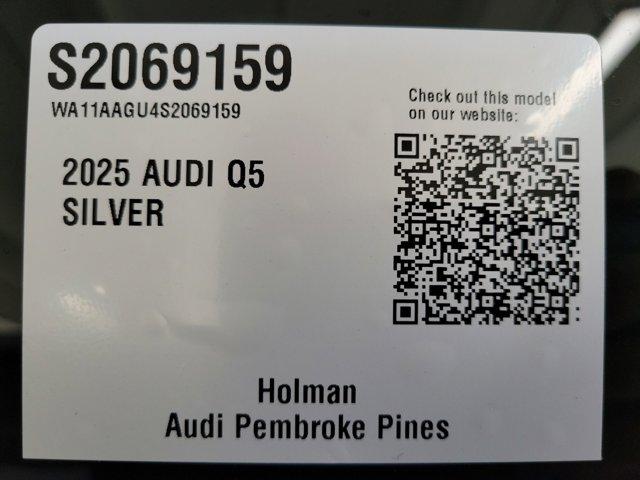 new 2025 Audi Q5 car, priced at $56,325