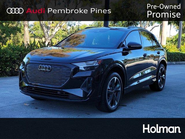 used 2024 Audi Q4 e-tron car, priced at $42,500