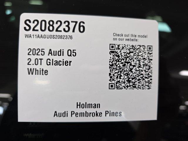 new 2025 Audi Q5 car, priced at $58,100