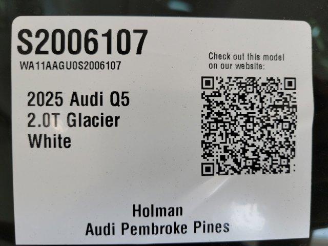 new 2025 Audi Q5 car, priced at $57,775