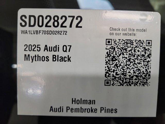 new 2025 Audi Q7 car, priced at $77,450