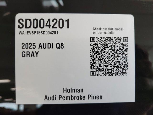 new 2025 Audi Q8 car, priced at $86,615