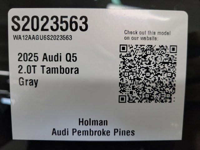 new 2025 Audi Q5 car, priced at $60,975