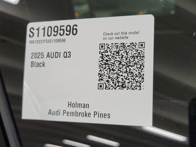 new 2025 Audi Q3 car, priced at $44,060