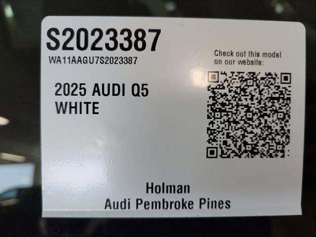 new 2025 Audi Q5 car, priced at $57,775