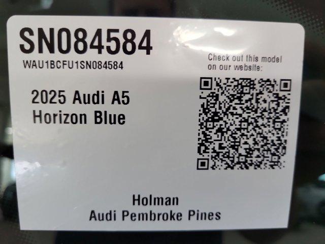 new 2025 Audi A5 car, priced at $54,825