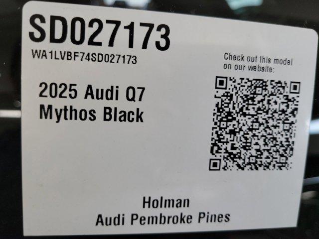 new 2025 Audi Q7 car, priced at $77,450