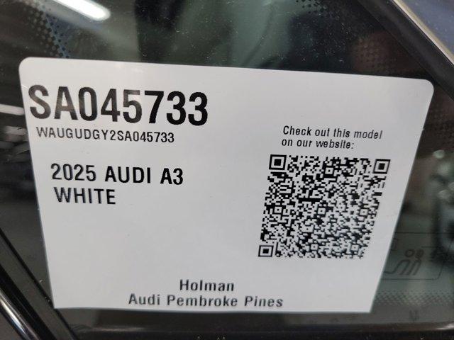 new 2025 Audi A3 car, priced at $41,395