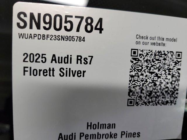 new 2025 Audi RS 7 car, priced at $144,490