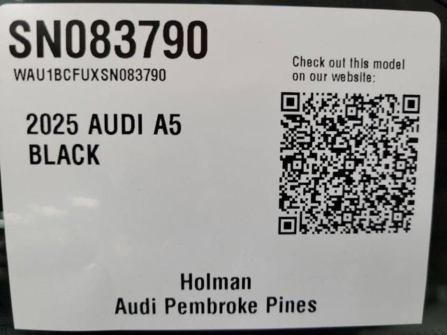 new 2025 Audi A5 car, priced at $54,825
