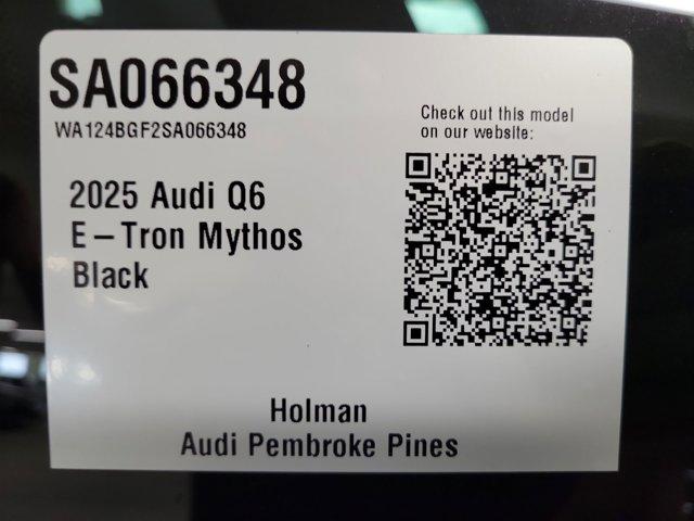 new 2025 Audi Q6 e-tron car, priced at $75,840