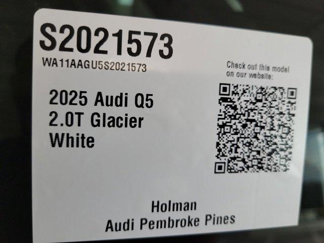 new 2025 Audi Q5 car, priced at $57,775