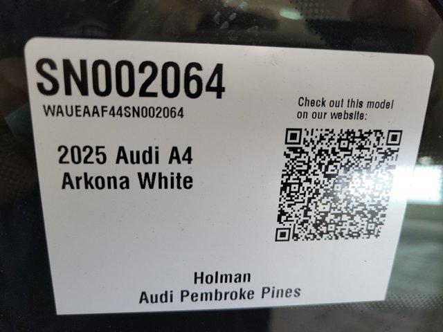 new 2025 Audi A4 car, priced at $50,530