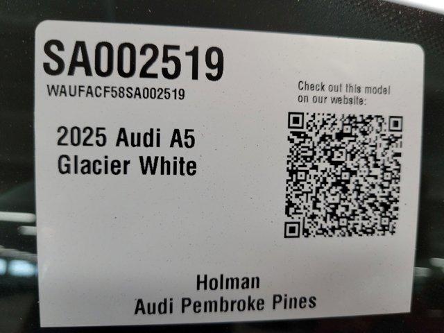 new 2025 Audi A5 Sportback car, priced at $59,225