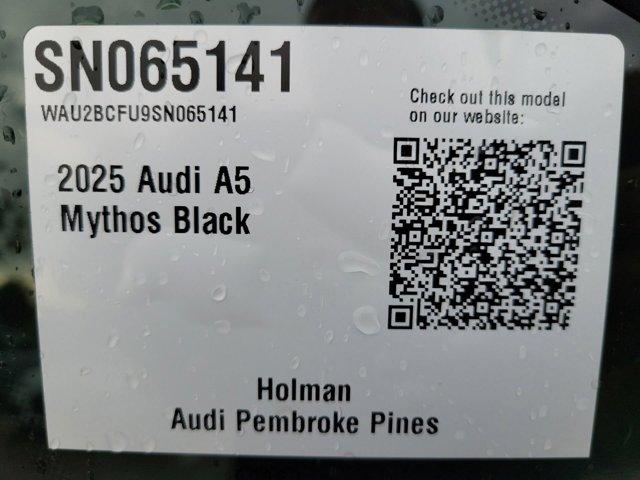 new 2025 Audi A5 car, priced at $57,575