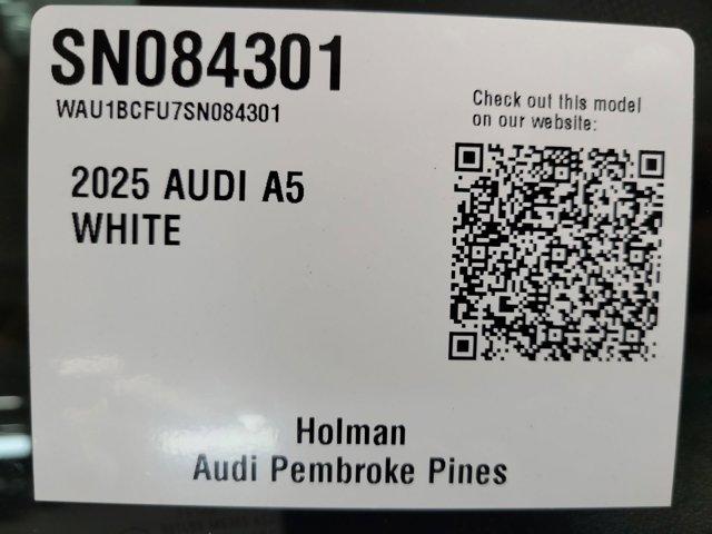 new 2025 Audi A5 car, priced at $54,825