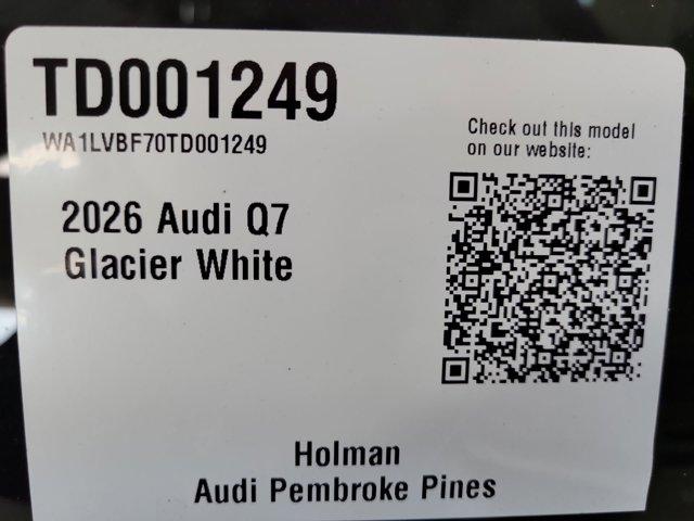 new 2026 Audi Q7 car, priced at $78,140