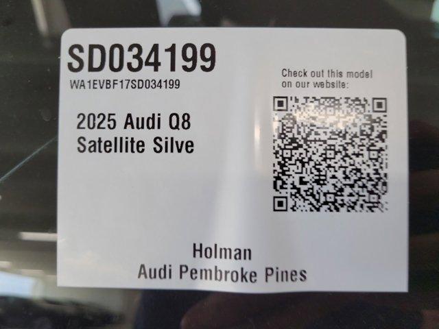 new 2025 Audi Q8 car, priced at $85,965