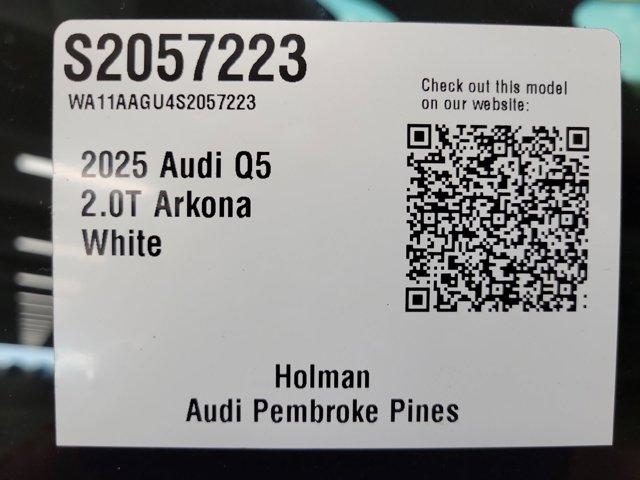 new 2025 Audi Q5 car, priced at $56,545