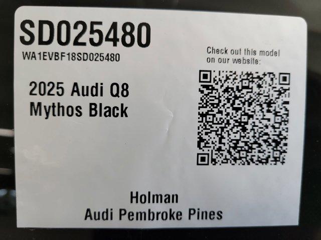 new 2025 Audi Q8 car, priced at $86,805