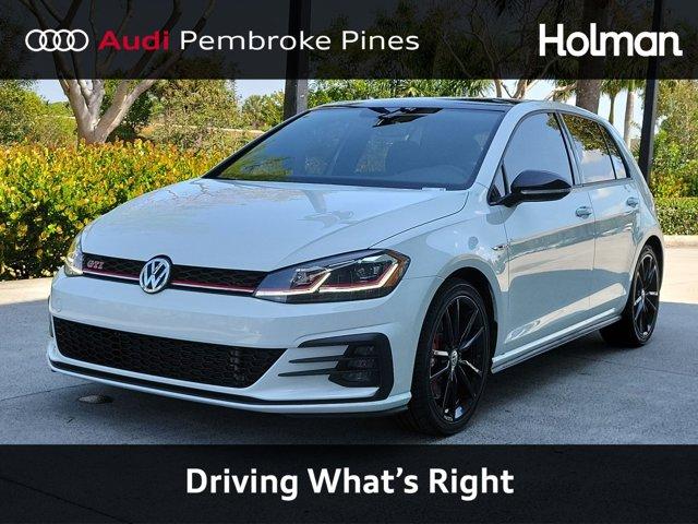 used 2021 Volkswagen Golf GTI car, priced at $25,995