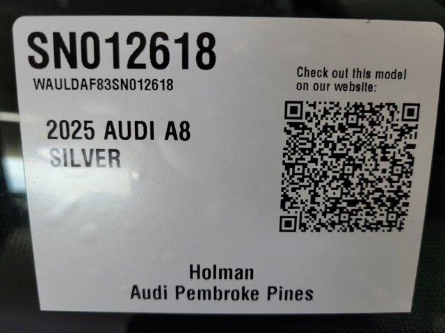 new 2025 Audi A8 car, priced at $106,625