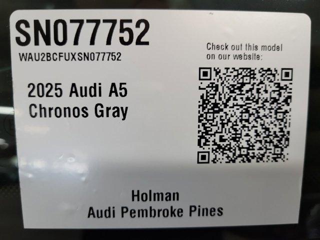 new 2025 Audi A5 car, priced at $57,575