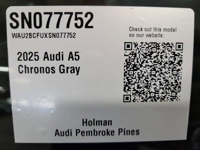 new 2025 Audi A5 car, priced at $56,775