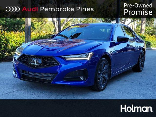 used 2022 Acura TLX car, priced at $34,400